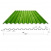 Профнастил Сталекс С-21 1095/985 мм 0,45 мм PEMA Корея (Dongbu) (RAL6002/зелений лист)