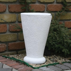 Бетонна ваза Золотий Мандарин Класик 400 мм біла Кропивницький