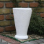 Бетонна ваза Золотий Мандарин Класик 400 мм біла Вінниця