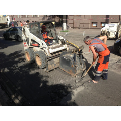Укладка дорожного покрытия из асфальтовой крошки Киев