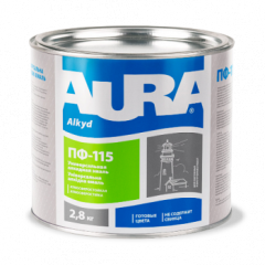 Эмаль Aura ПФ-115 А 0,9 кг ярко голубая RAL 5015 Запорожье
