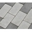 Тротуарная плитка Золотой Мандарин Кирпич стандартный без фаски на сером цементе 60 мм белая Киев
