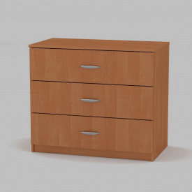 Комод Компаніт Комод-3Б 910x782x493 вільха