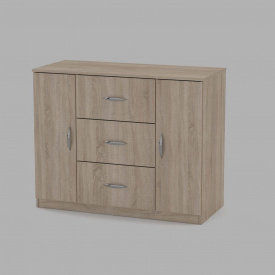 Комод Компаніт Комод-3+2 1110x891x493 дуб Сонома