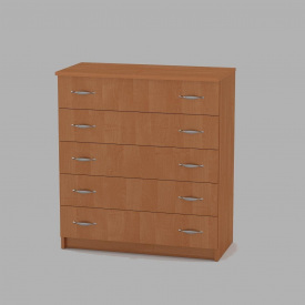 Комод Компаніт Комод-5 803x891x390 вільха