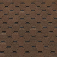 Бітумна черепиця NORDLAND Top Shingle Smalto 1000х337 мм коричнева з тінню