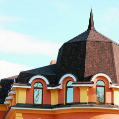 Бітумна черепиця NORDLAND Top Shingle Futuro 1000х337 мм червона з тінню Вараш