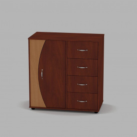 Комод Компаніт Комод-4-1-1 877x913x448 яблуня