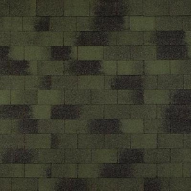 Битумная черепица NORDLAND Top Shingle Vintage 1000х340 мм зеленая с тенью