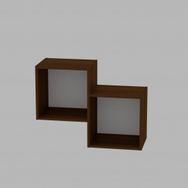 Полиця навісна Компаніт П-2 горіх