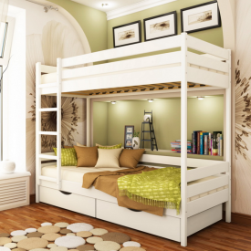 Ліжко двоярусне Естелла Дует 107 90x200 см щит