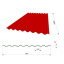 Покрівельний лист Керамопласт Класичний 2000х870х4,5 мм червоний Миколаїв