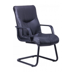 Кресло AMF Геркулес CF кожа Сплит черная 61x80x103 см Запорожье