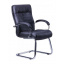 Кресло AMF Орион CF кожа Сплит черная 61x72x103 см хром Ровно