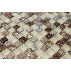 Мозаика мрамор стекло VIVACER 1,5х1,5 DAF13 30х30 cм Львов