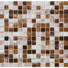 Мозаика Авантюрин VIVACER GLmix26 32,7х32,7 cм Сумы