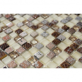 Мозаїка мармур скло VIVACER 1,5х1,5 DAF13 30х30 см