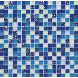 Мозаїка мармур скло VIVACER HCB02 1,5х1,5 см, 30х30 см