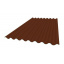 Покрівельний лист Керамопласт Класичний 2000х870х4,5 мм коричневий Житомир