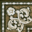 Декор Inter Cerama STORIA 13,7x13,7 см коричневый Киев