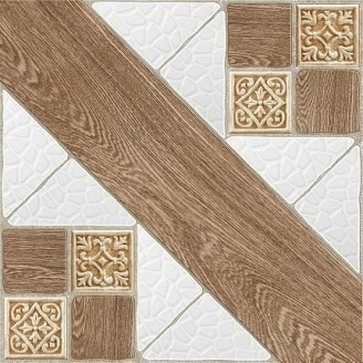 Керамічна плитка Inter Cerama COUNTRY 031 для підлоги 42x42 см коричневий світлий