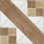 Керамическая плитка Inter Cerama COUNTRY для пола 43x43 см коричневый светлый Винница