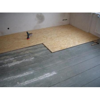 Монтаж плит OSB на дерев'яну підлогу