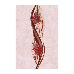 Плитка керамическая Golden Tile Александрия декоративная 200х300 мм розовый (В15361) Ровно