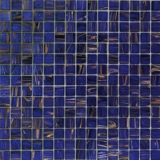 Мозаїка, скляна на папері VIVACER 20Z19 авантюрин 2х2 см 327х327 мм