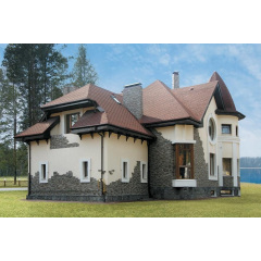 Битумная черепица Shinglas Ультра Самба 3,3х317х1000 мм красный Киев