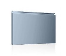 Фасадная кассета Ruukki Liberta elegant 500Grande 851*900*1800 мм (RAL7031/сине-серый)