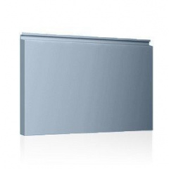 Фасадная кассета Ruukki Liberta elegant 500Grande 571*700*2400 мм (RAL7031/сине-серый) Нововолынск