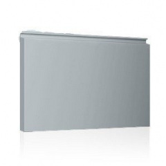 Фасадная кассета Ruukki Liberta elegant 500Grande 851*900*2400 мм (RAL7000/серая белка) Михайловка