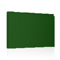 Фасадная кассета Ruukki Liberta elegant 500Grande 851*900*2400 мм (RAL6002/зеленый лист) Цумань