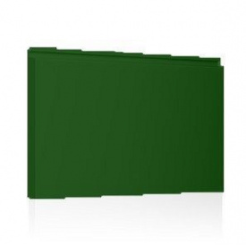 Фасадная кассета Ruukki Liberta elegant 500Grande 851*900*2400 мм (RAL6002/зеленый лист)