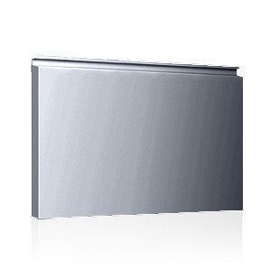 Фасадная кассета Ruukki Liberta elegant 500Grande 851*900*2400 мм (RAL9022/перламутровый светло-серый металлик)