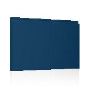 Фасадна касета Ruukki Liberta elegant 500Grande 851*900*2400 мм (RAL5001/зелено-синій)