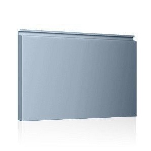 Фасадная кассета Ruukki Liberta elegant 500Grande 851*900*1800 мм (RAL7031/сине-серый)