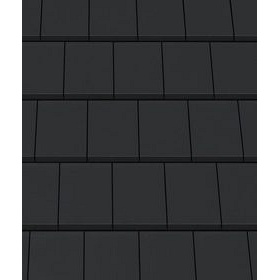 Керамическая черепица CREATON Domino 257х436 мм (black matt engobe slipped)