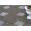 Тротуарна плитка Золотий Мандарин Квадрат малий на сірому цементі 100х100х60 мм (RAL7004/сигнальний сірий) Київ