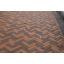 Тротуарная плитка Золотой Мандарин Кирпич узкий на белом цементе 210х70х60 мм (коричневый) Киев