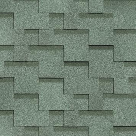 Бітумна черепиця Shinglas Класик Кадриль 3х317х1000 мм Акорд олива