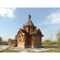 Строительство деревянной церкви Киев