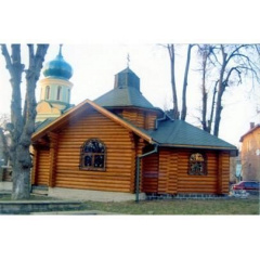 Строительство храма из сруба Киев