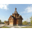 Будівництво дерев'яної церкви Київ