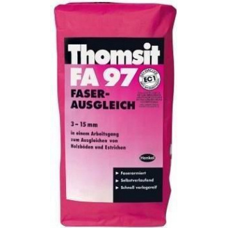 Самовирівнююча суміш, армована мікроволокнами Thomsit FA 97 25 кг