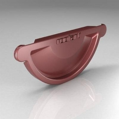 Заглушка универсальная CU Roofart Scandic Prelaq 125 мм кирпичный RAL3009 Киев
