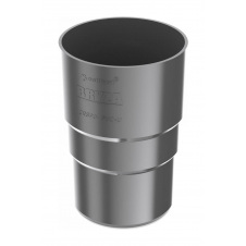 Муфта трубы Bryza 75 63,3х117х57,5 мм графит