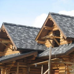 Битумная черепица Tegola Premium Castello 1000х340 мм темный сланец Дубно