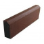 Поребрик Золотой Мандарин 500х200х60 мм на сером цементе коричневый Вишневое